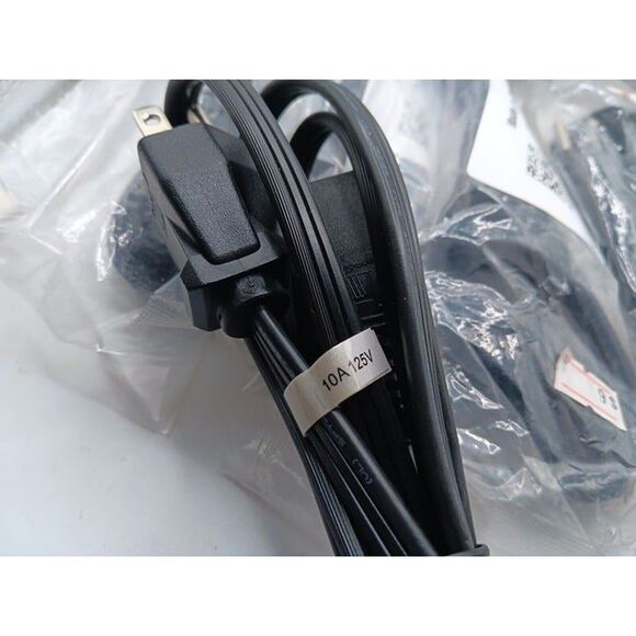 Lot of 10  Power Supply Cord Cables 3 Prong  3-Pin Plug Dell DP/N 05120P - Picture 6 of 9